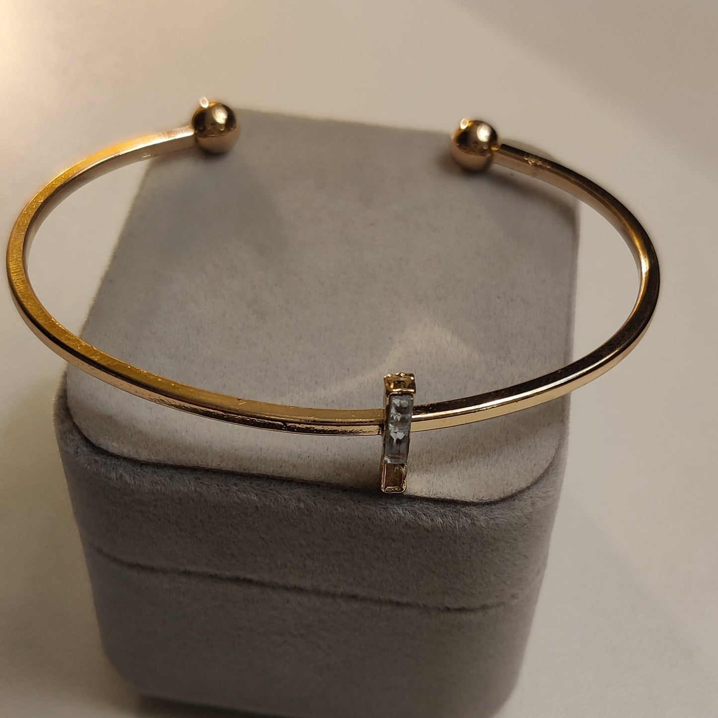 Rectangle Gem Bracelet | Gold