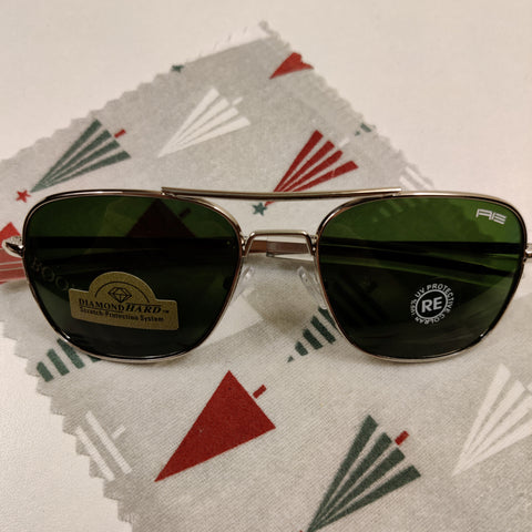 Aviators The Intruder - Randolph Engineering - Silver/Green - Unisex