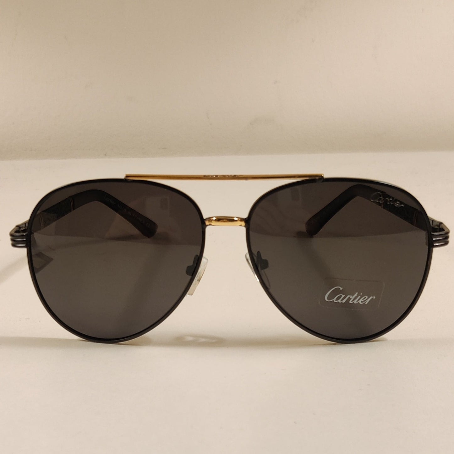 Bridged - Cartier - Polarized - Black/Gold - Unisex