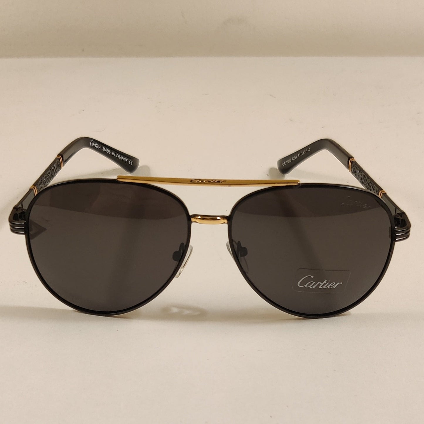 Bridged - Cartier - Polarized - Black/Gold - Unisex