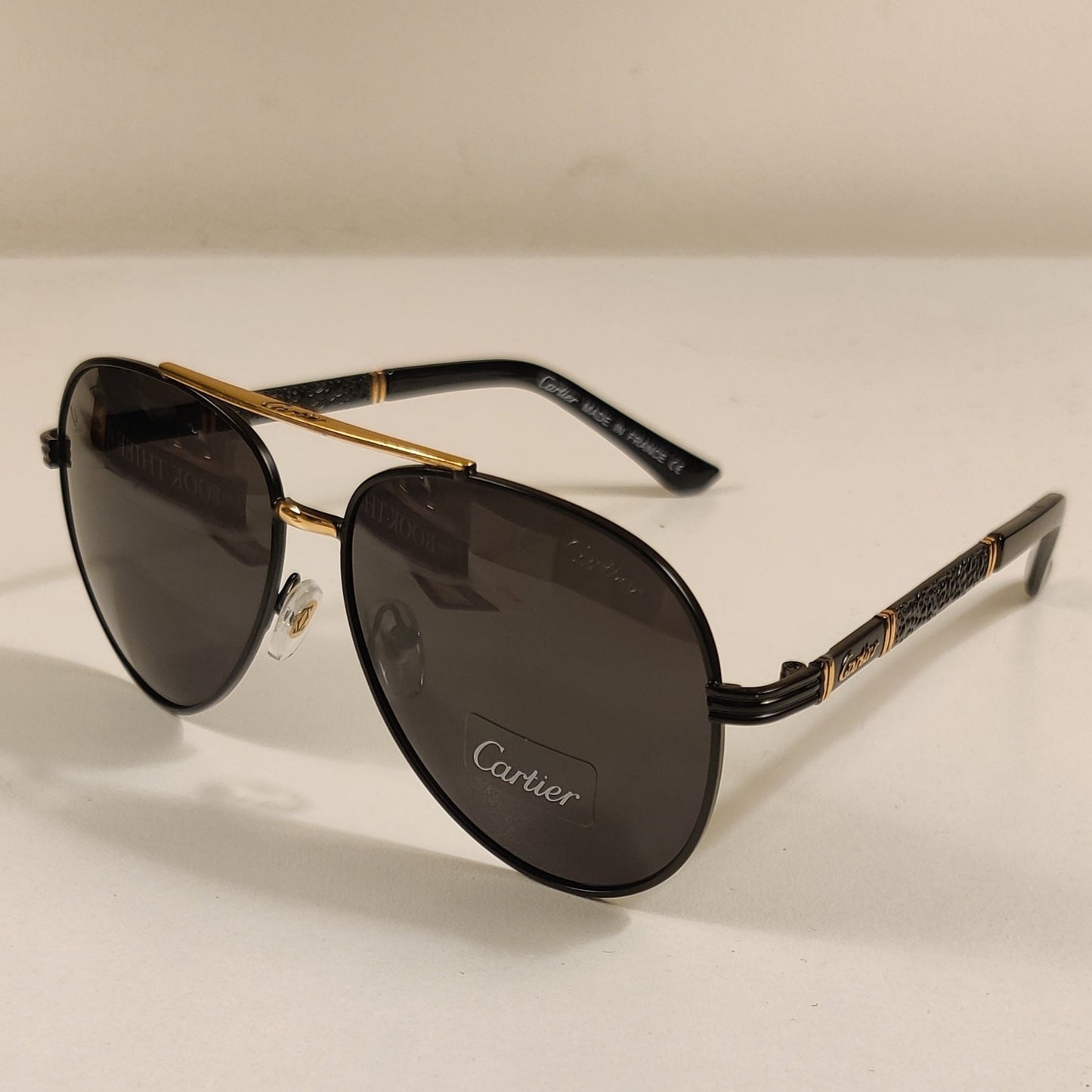 Bridged - Cartier - Polarized - Black/Gold - Unisex