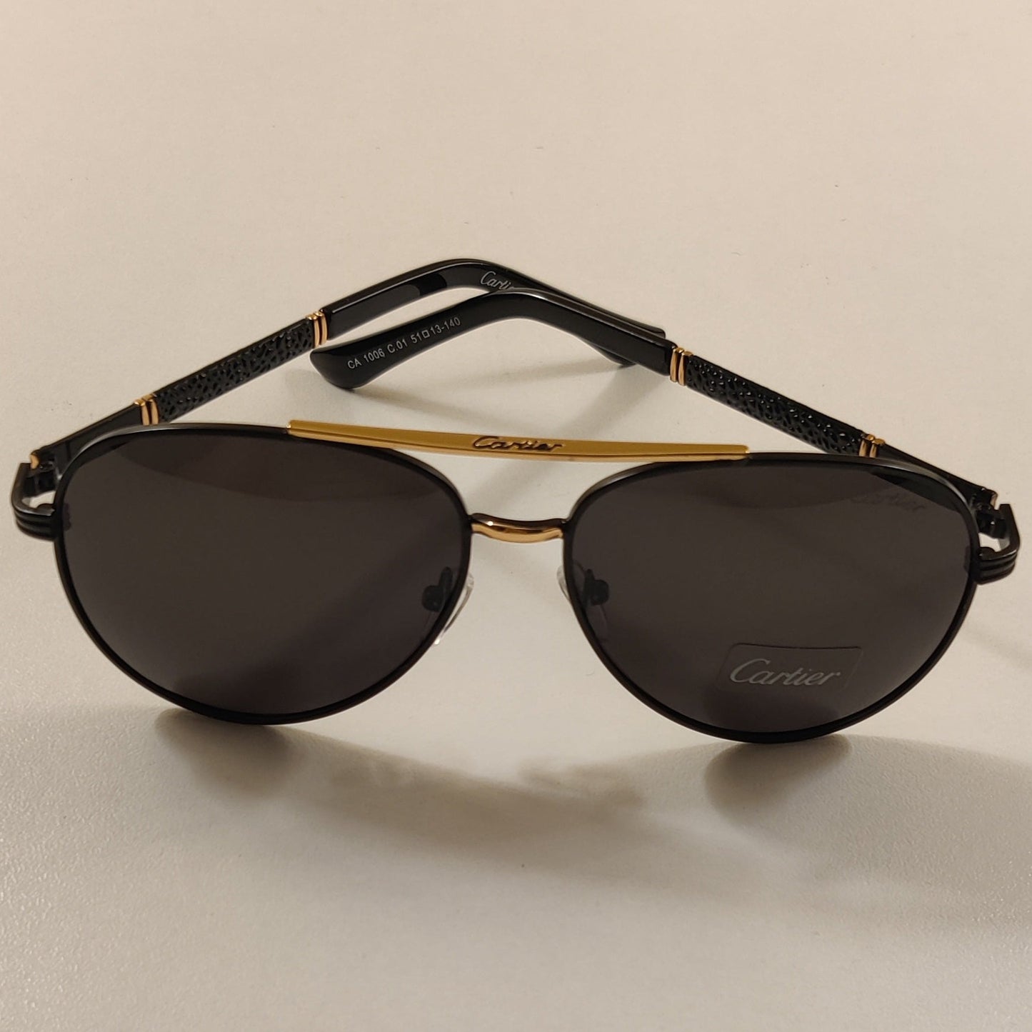 Bridged - Cartier - Polarized - Black/Gold - Unisex