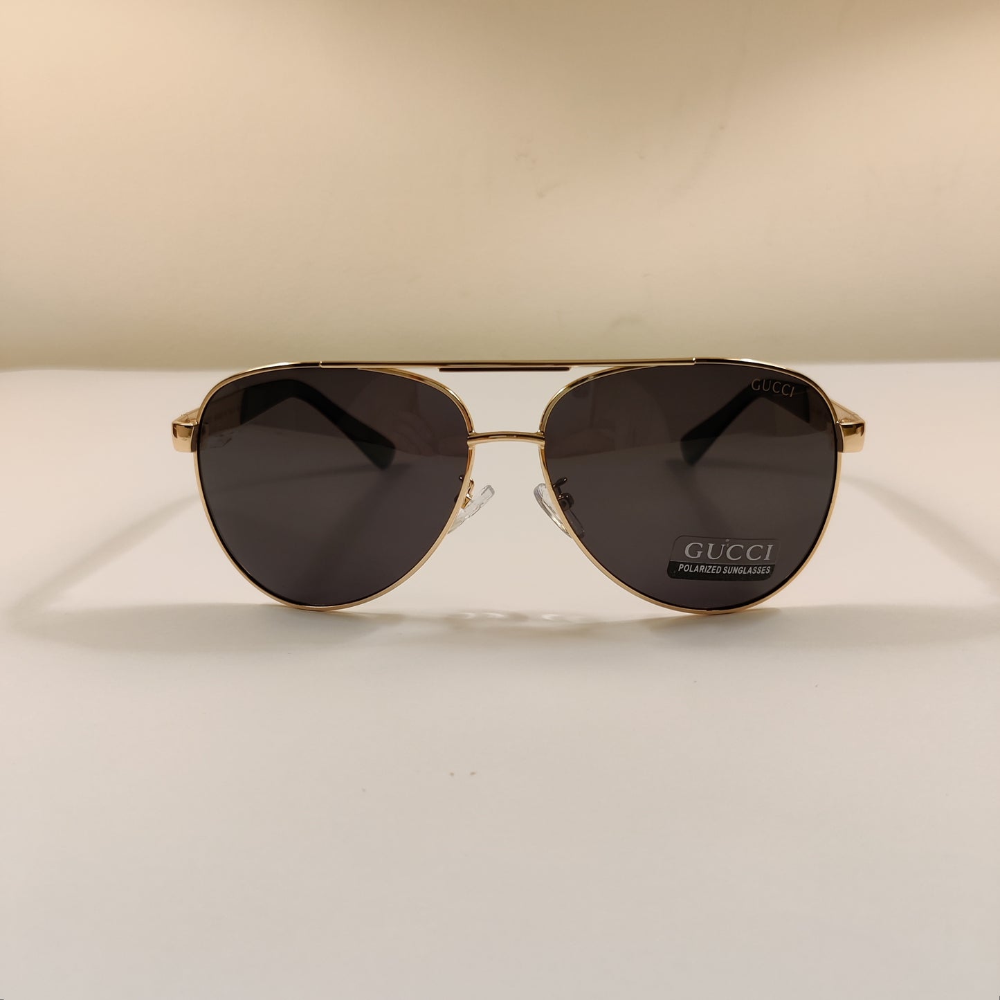 Bling Aviators - 4286 - Gucci - Polarized - Black/Gold