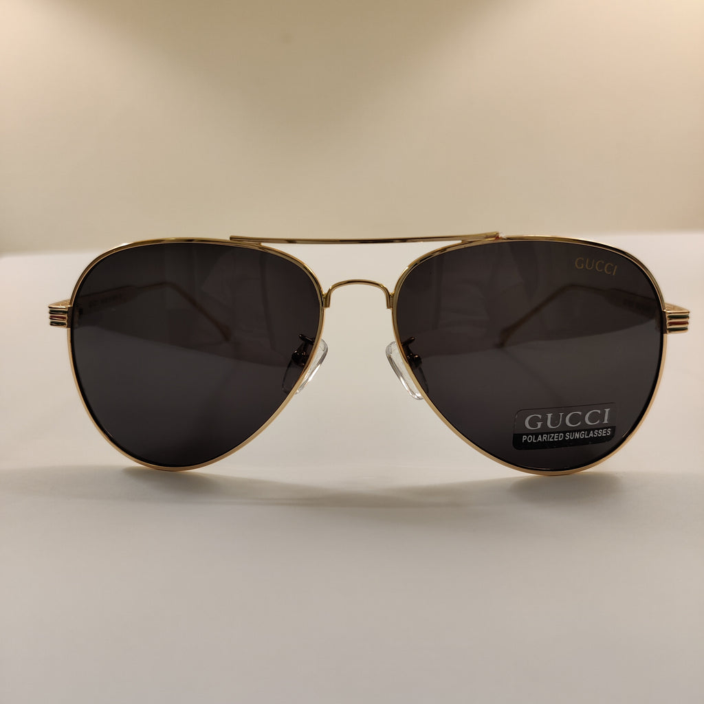 Aviators - Gucci - Polarized - Gold - Unisex