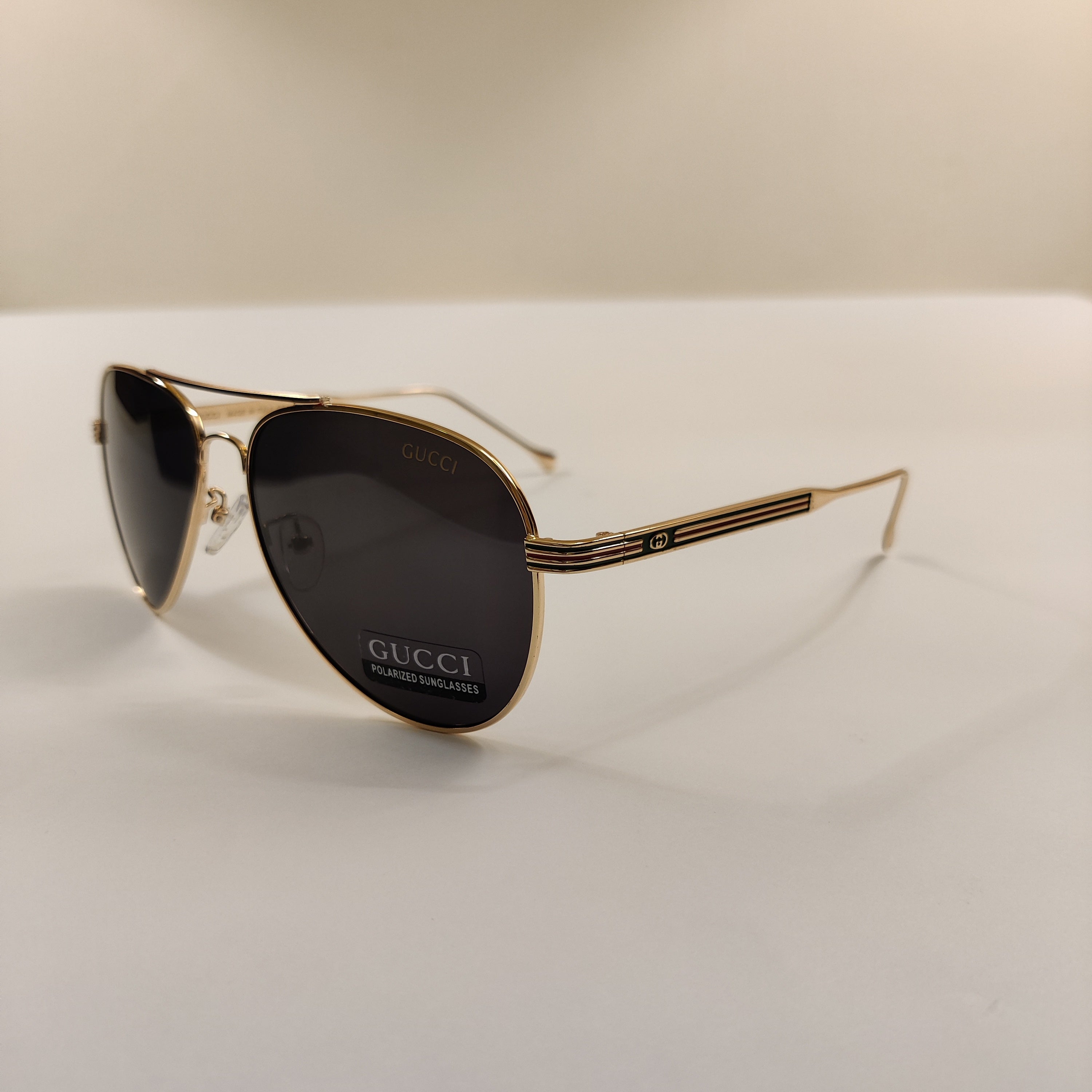 Aviators - Gucci - Polarized - Gold - Unisex