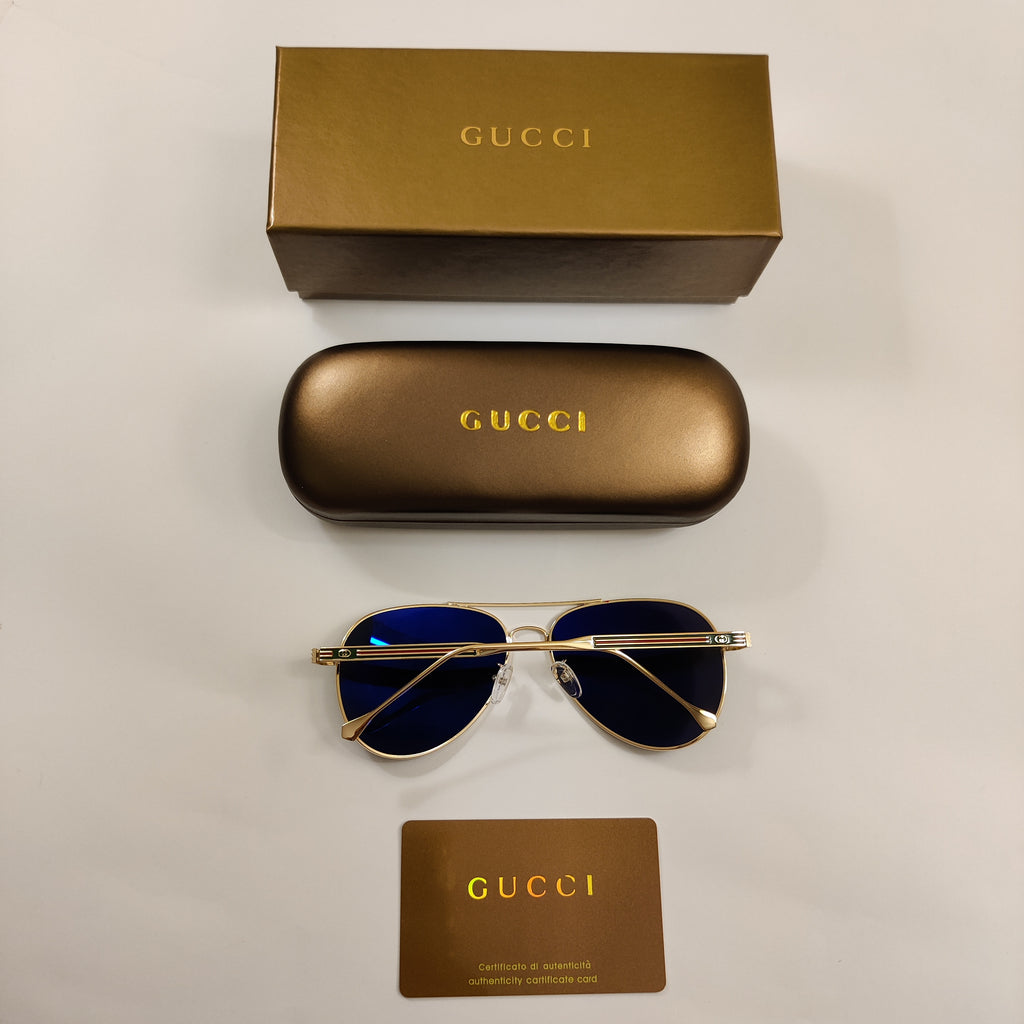Aviators - Gucci - Polarized - Gold - Unisex