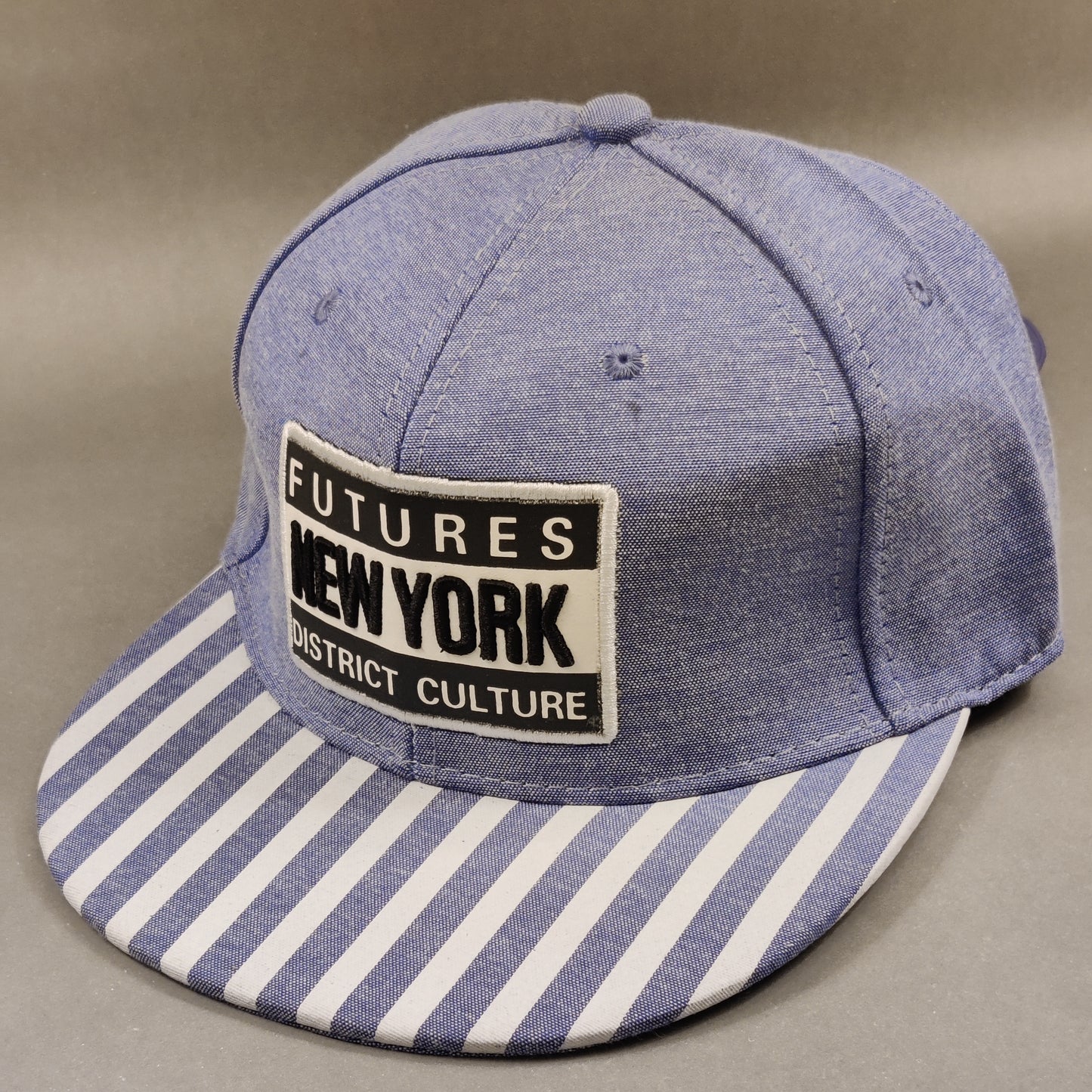 New York DC - Light Blue Stripes - Snapback