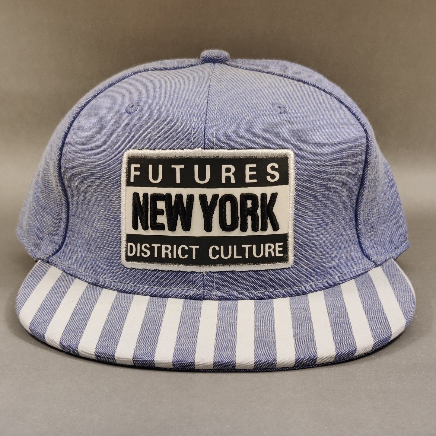 New York DC - Light Blue Stripes - Snapback