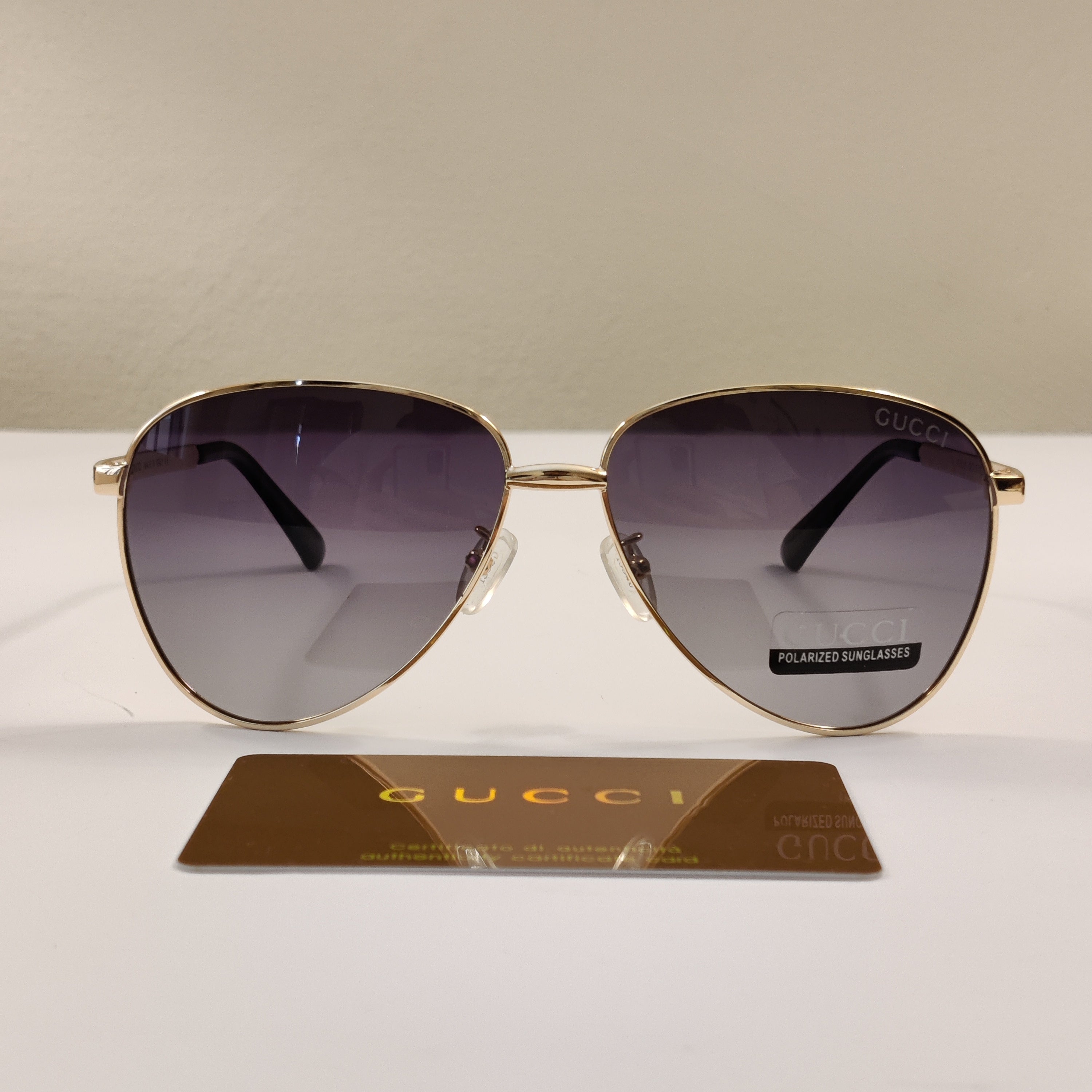 Cat Eye - Gucci - Polarized - Gold
