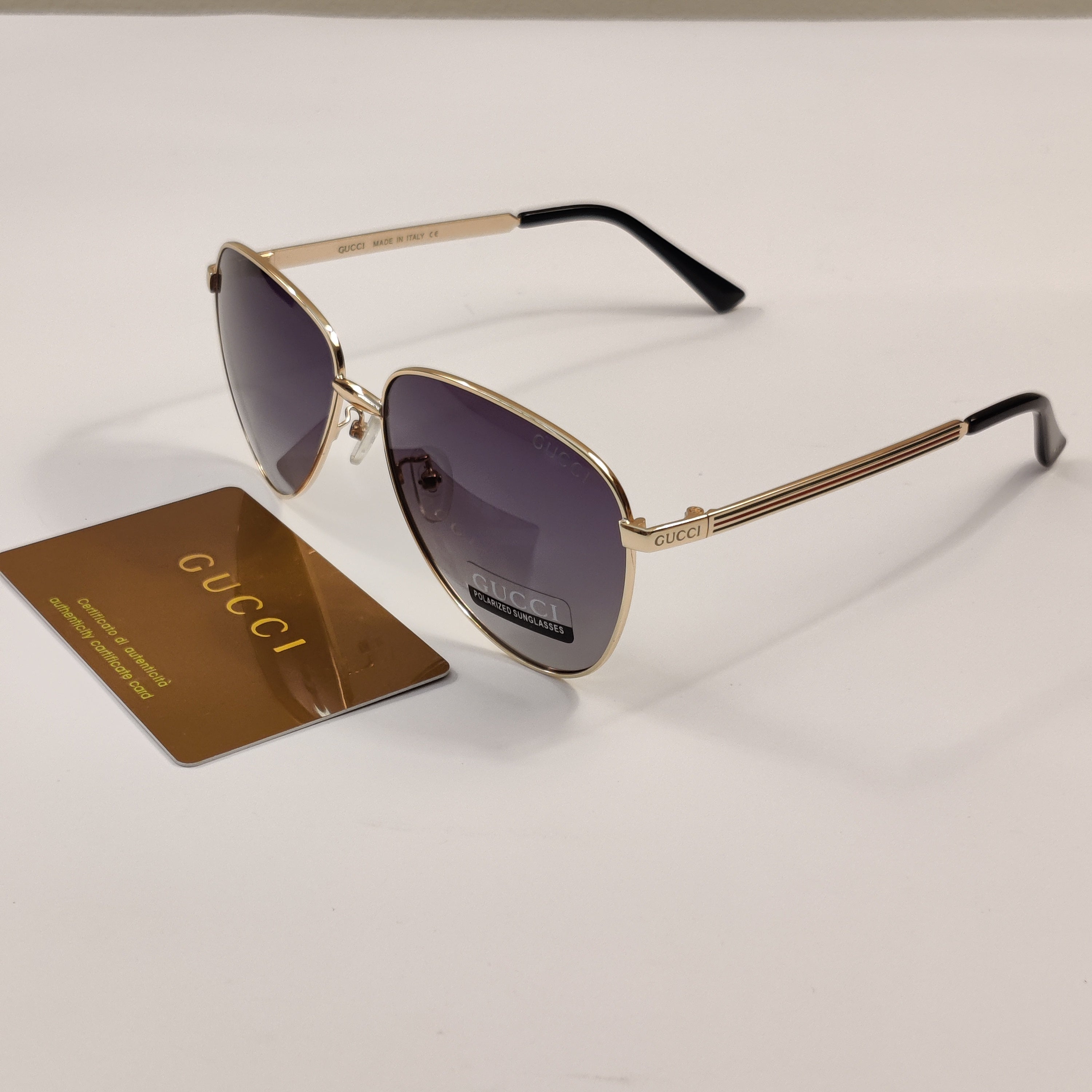 Cat Eye - Gucci - Polarized - Gold