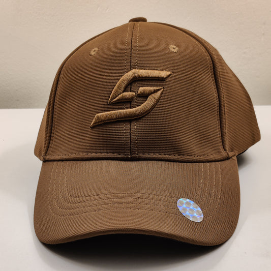 S Brand Embroidered  - Cap - Brown