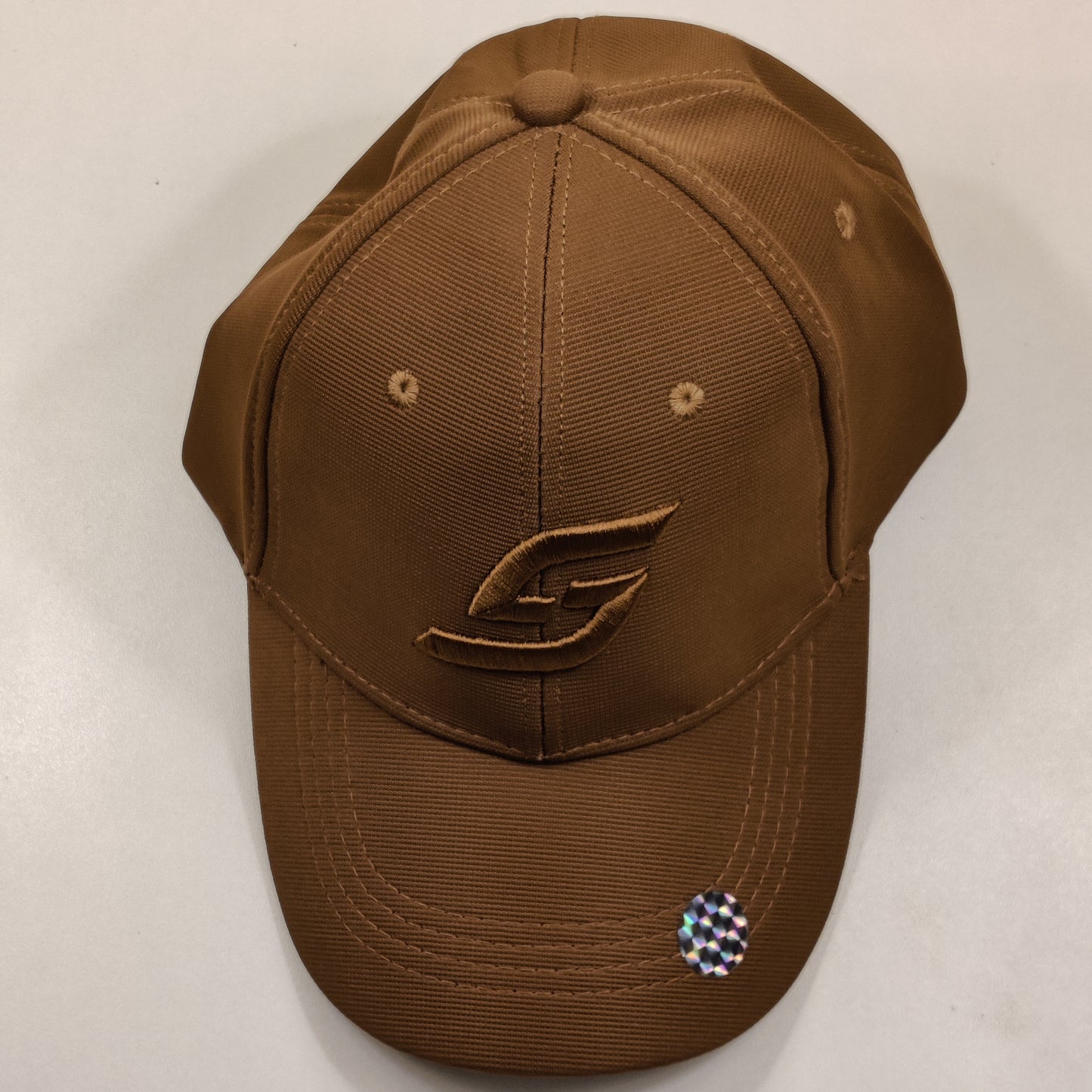 S Brand Embroidered  - Cap - Brown