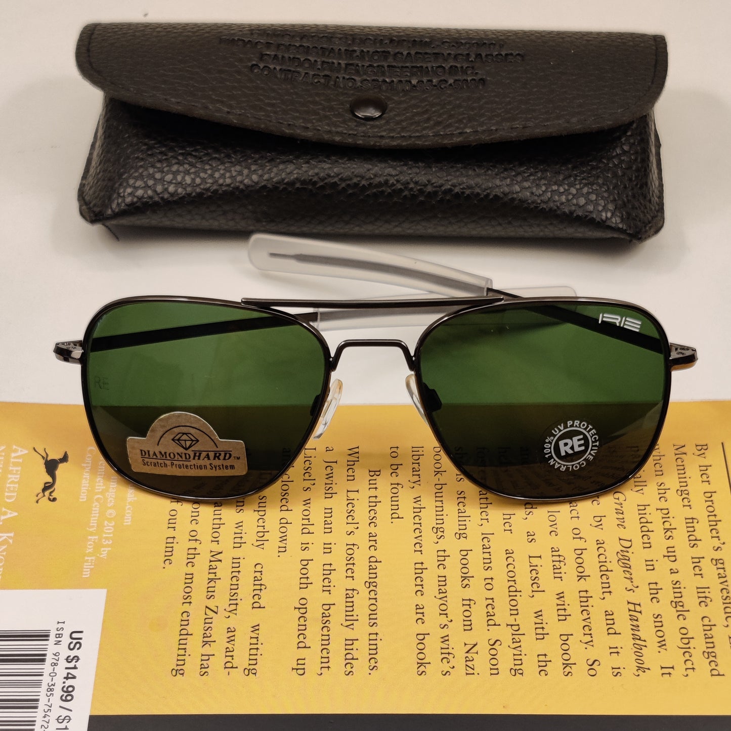 Aviators The Intruder - Randolph Engineering - Gun Metal/Green - Unisex