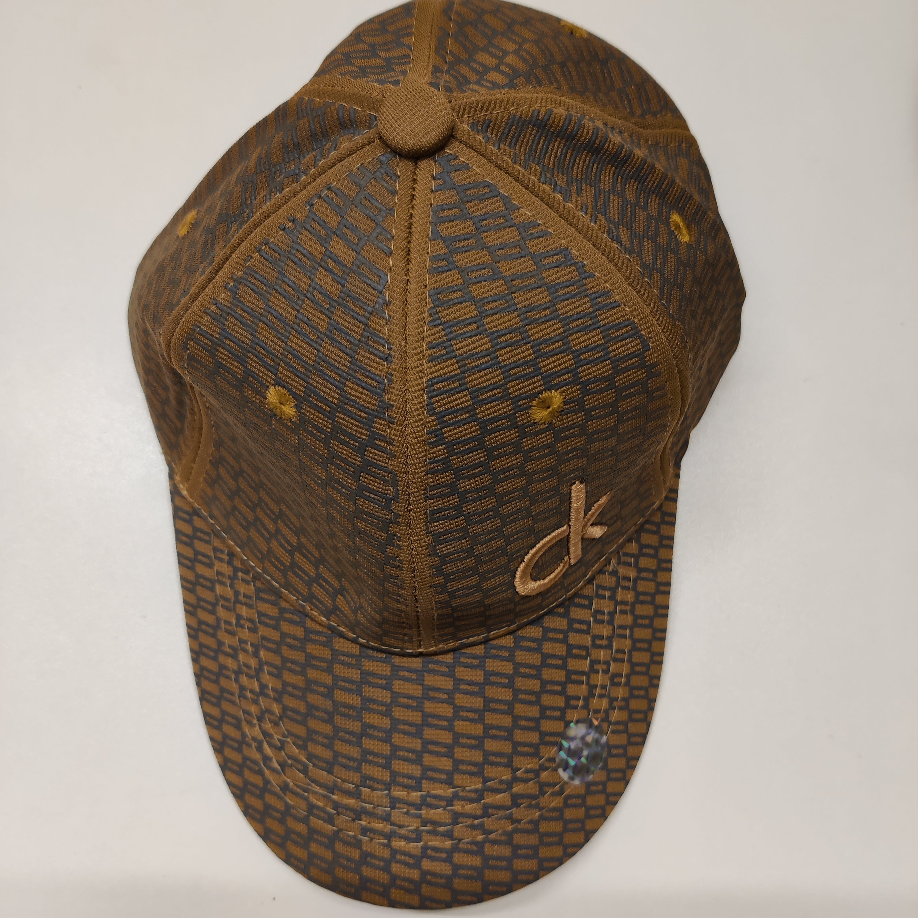 Cap Texture Design Textured - CK - Cap - Brown – Unjaded
