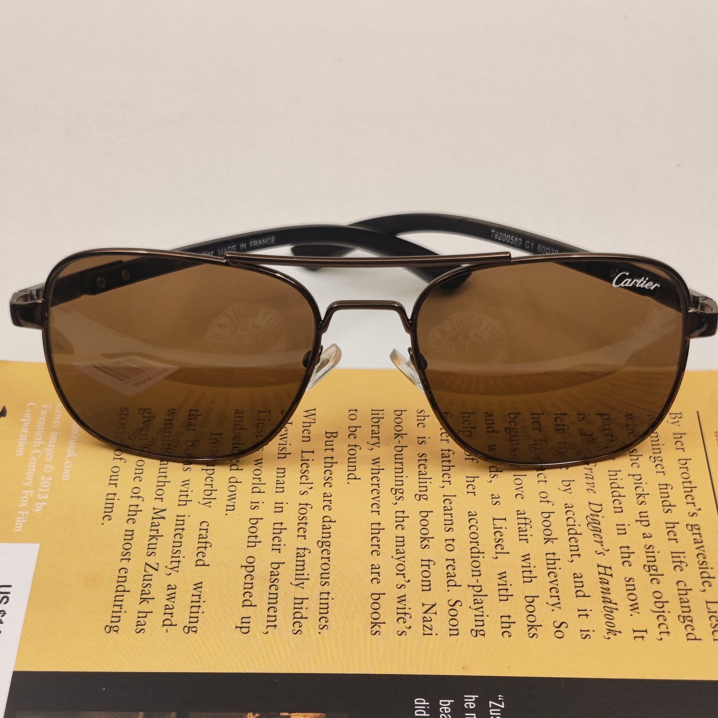 Aviator - Cartier - Brown - T8200589 - Unisex