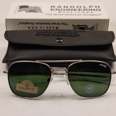 Aviators The Intruder - Randolph Engineering - Silver/Green - Unisex