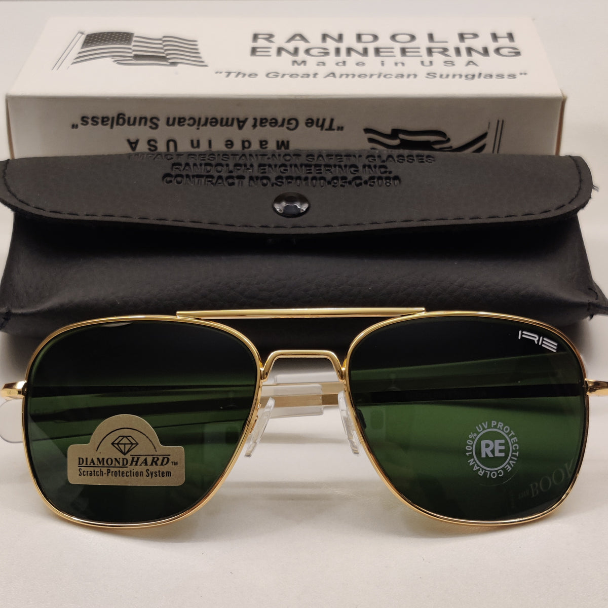 Aviators The Intruder - Randolph Engineering - Gold/Green - Unisex