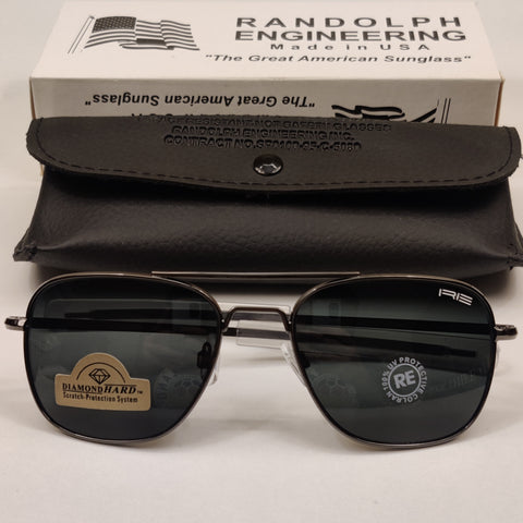 Aviators The Intruder - Randolph Engineering - Gun Metal - Unisex