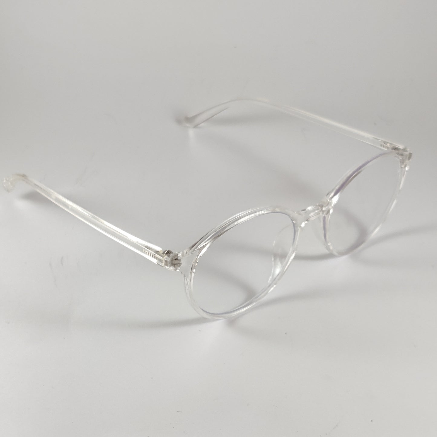 Round Retro Transparent - Clear -  Screen Glasses