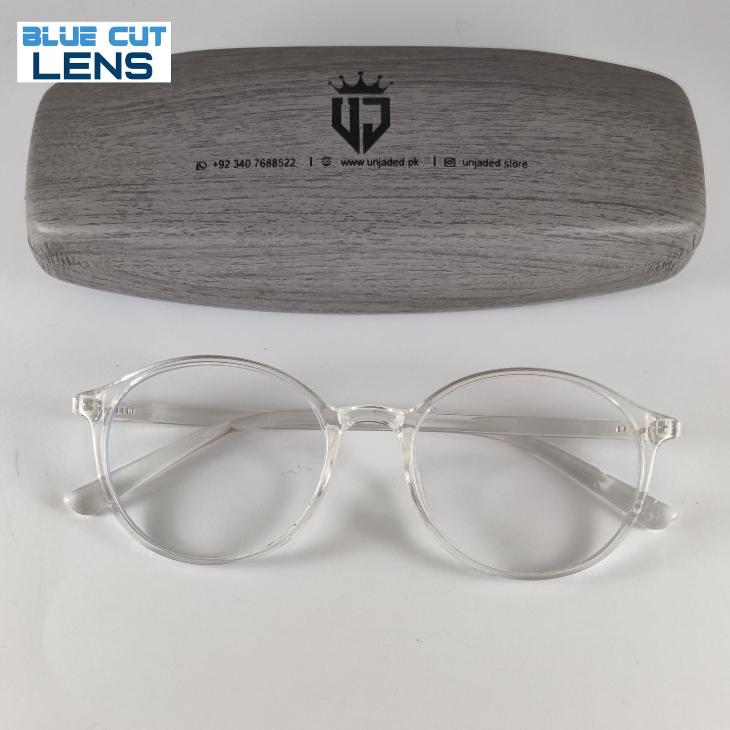 Round Retro Transparent - Clear -  Screen Glasses