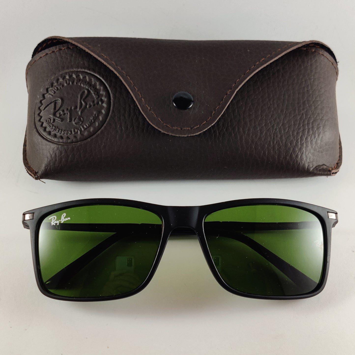 Metal Wayfarer Textured - RB - 3566 - Gun metal