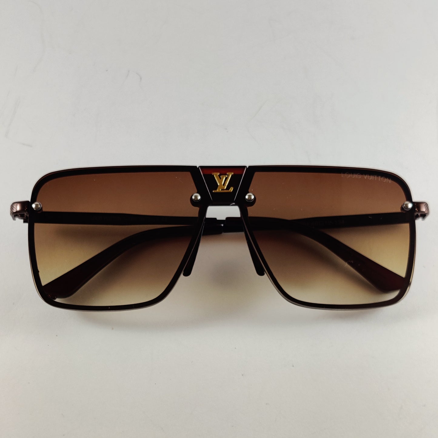 Large Square - LV - 001 - Brown/Brown - Unisex