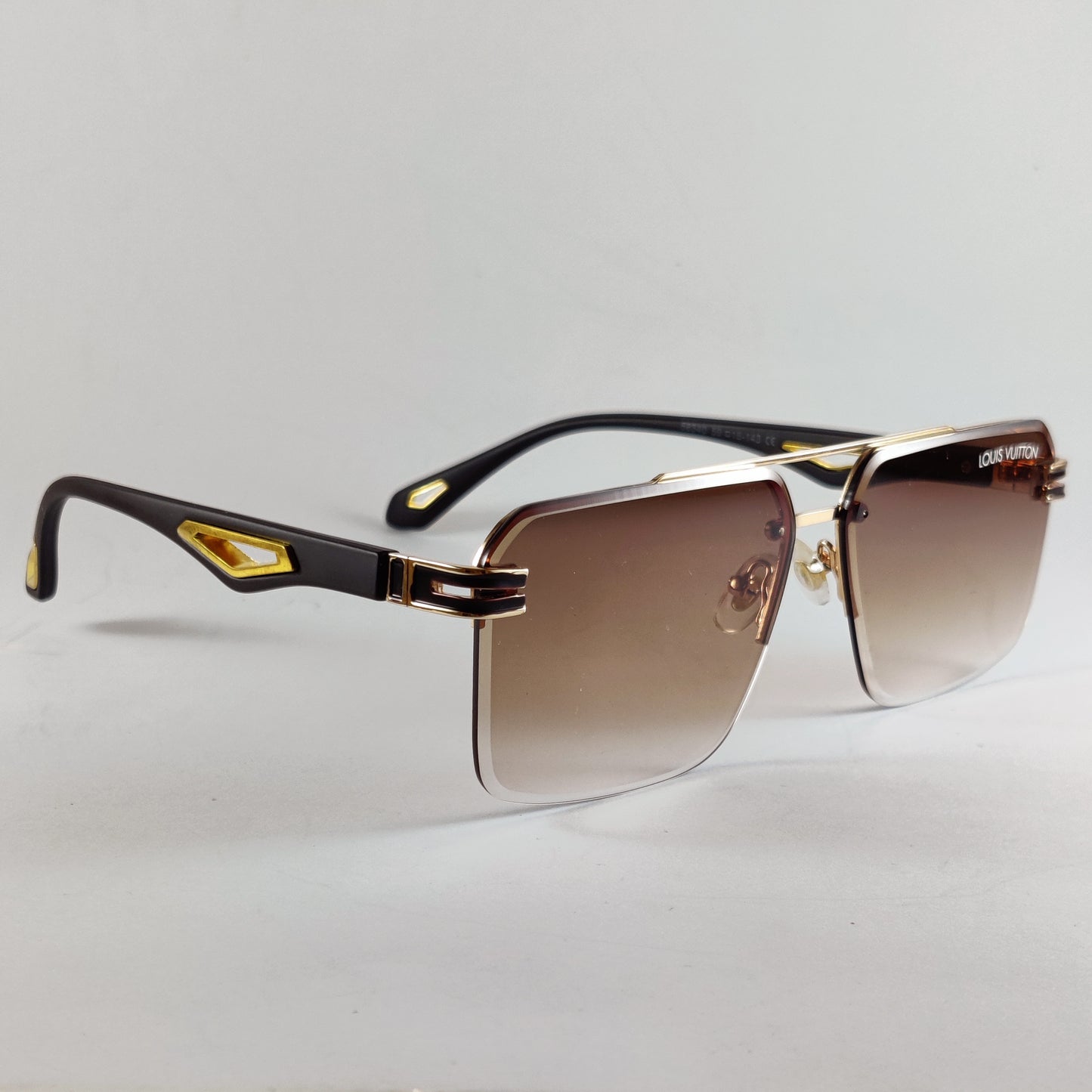 Frameless - LV - 8340 - Gold/Brown - Unisex