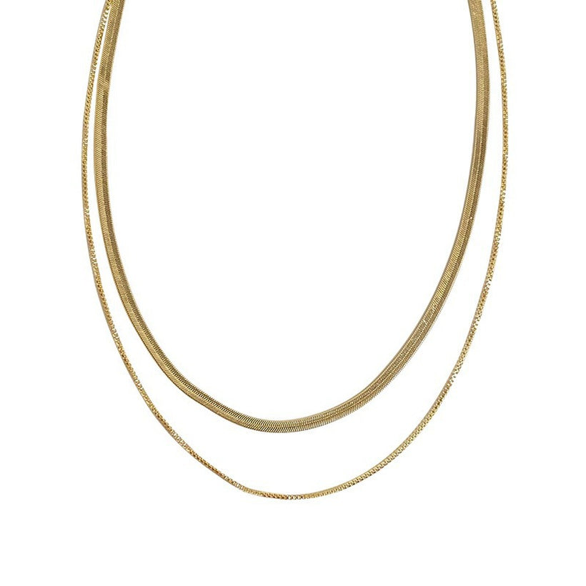 Hip Hop Short Choker Necklace | Gold