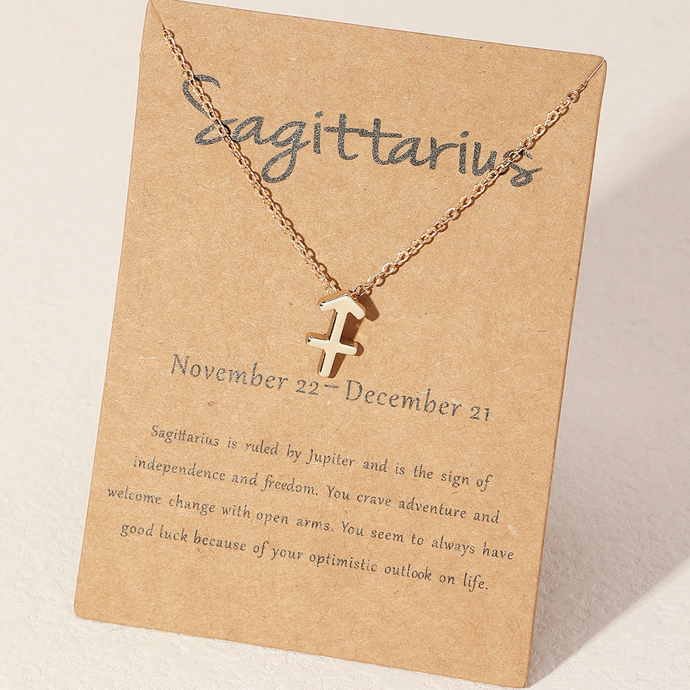 Zodiac Sign Necklaces - Horoscope Necklaces - Gold