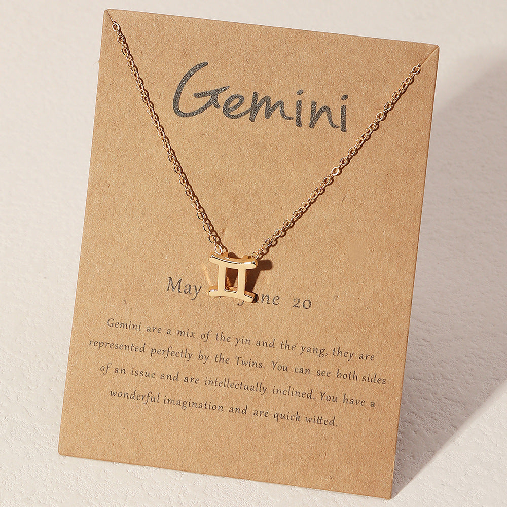 Zodiac Sign Necklaces - Horoscope Necklaces - Gold