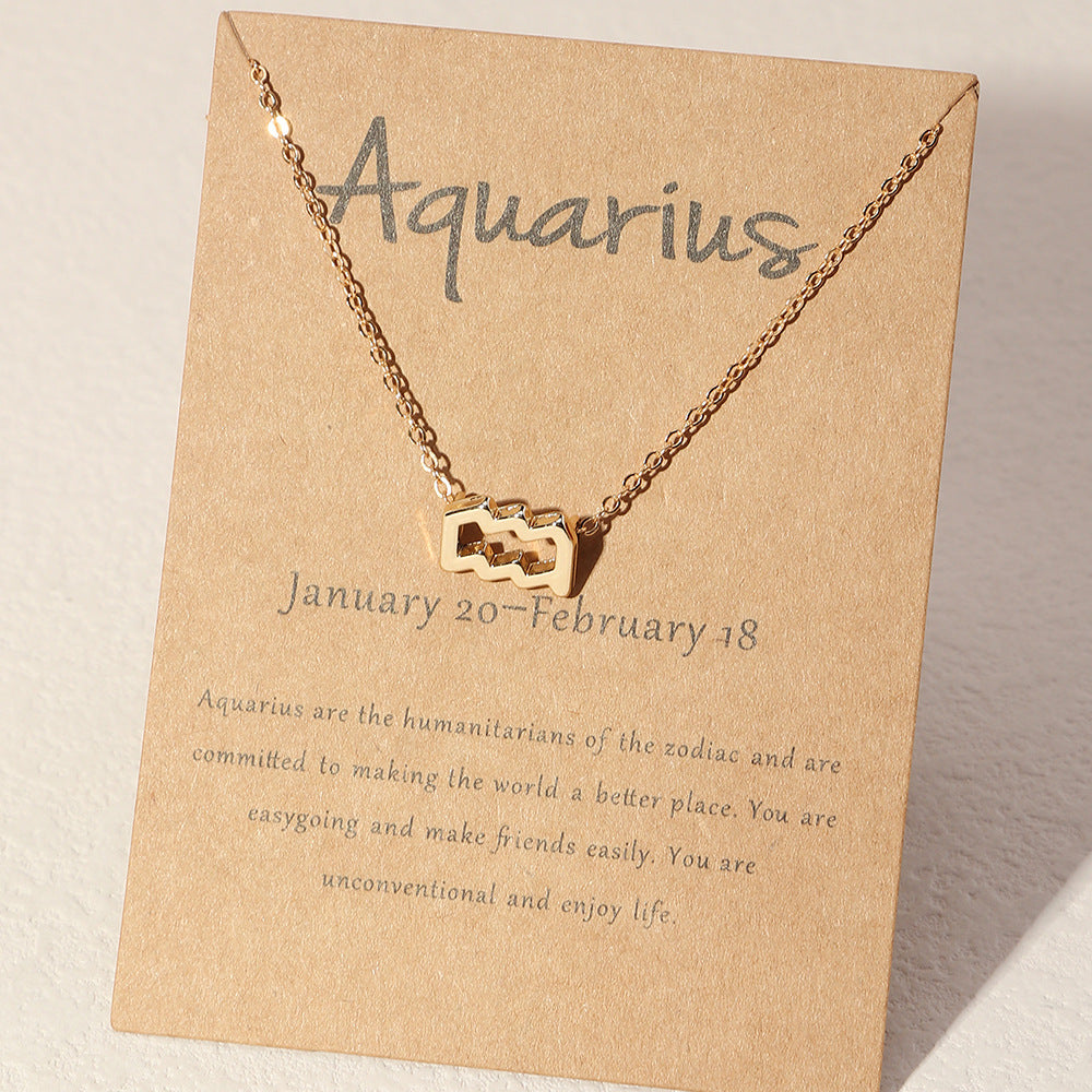 Zodiac Sign Necklaces - Horoscope Necklaces - Gold