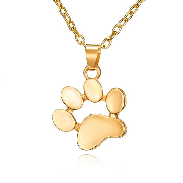 Cat Paw Necklace | Gold