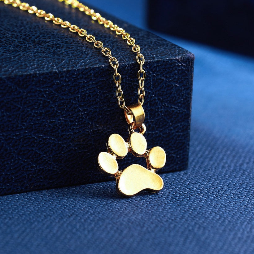 Cat Paw Necklace | Gold