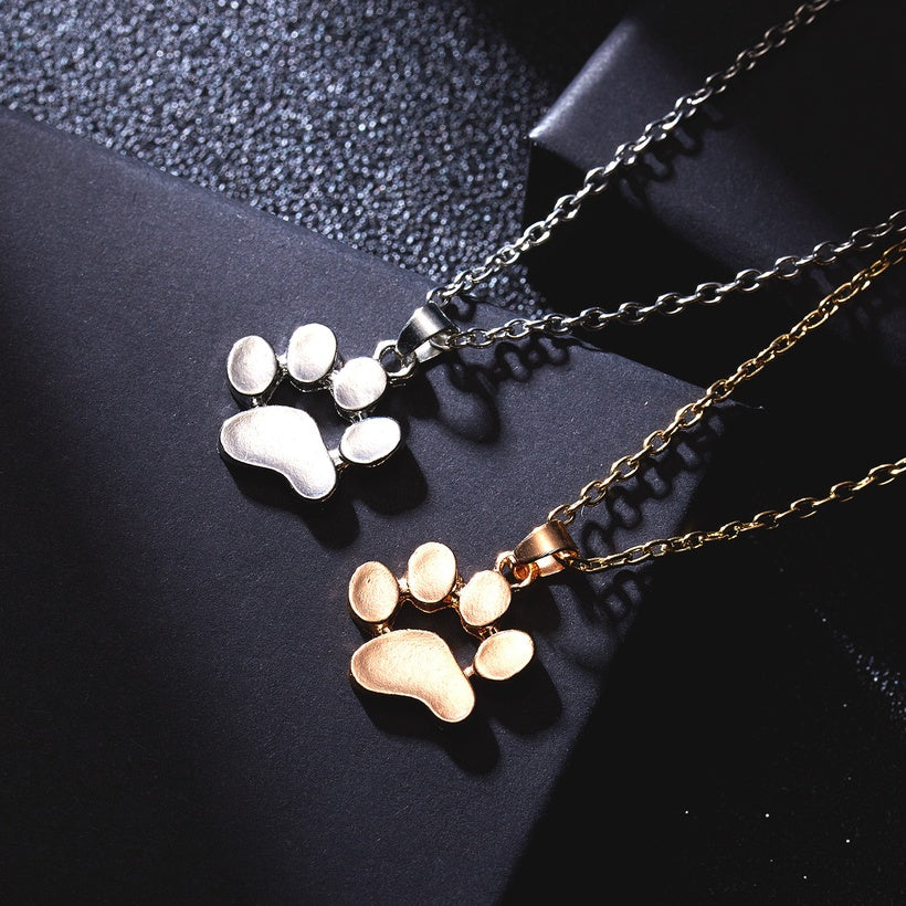 Cat Paw Necklace | Gold