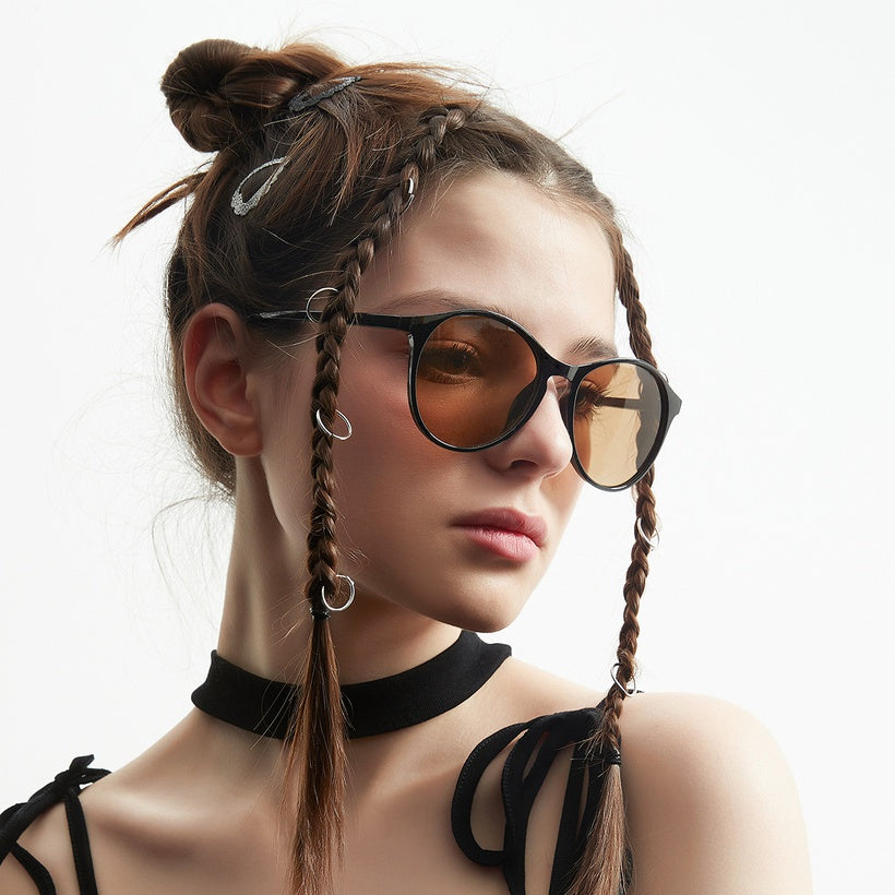 Retro Transparent Round Glasses