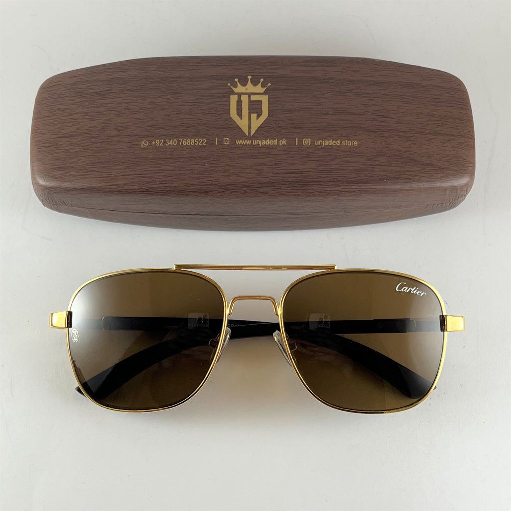 Aviator - Cartier - Gold - T8200589 - Unisex