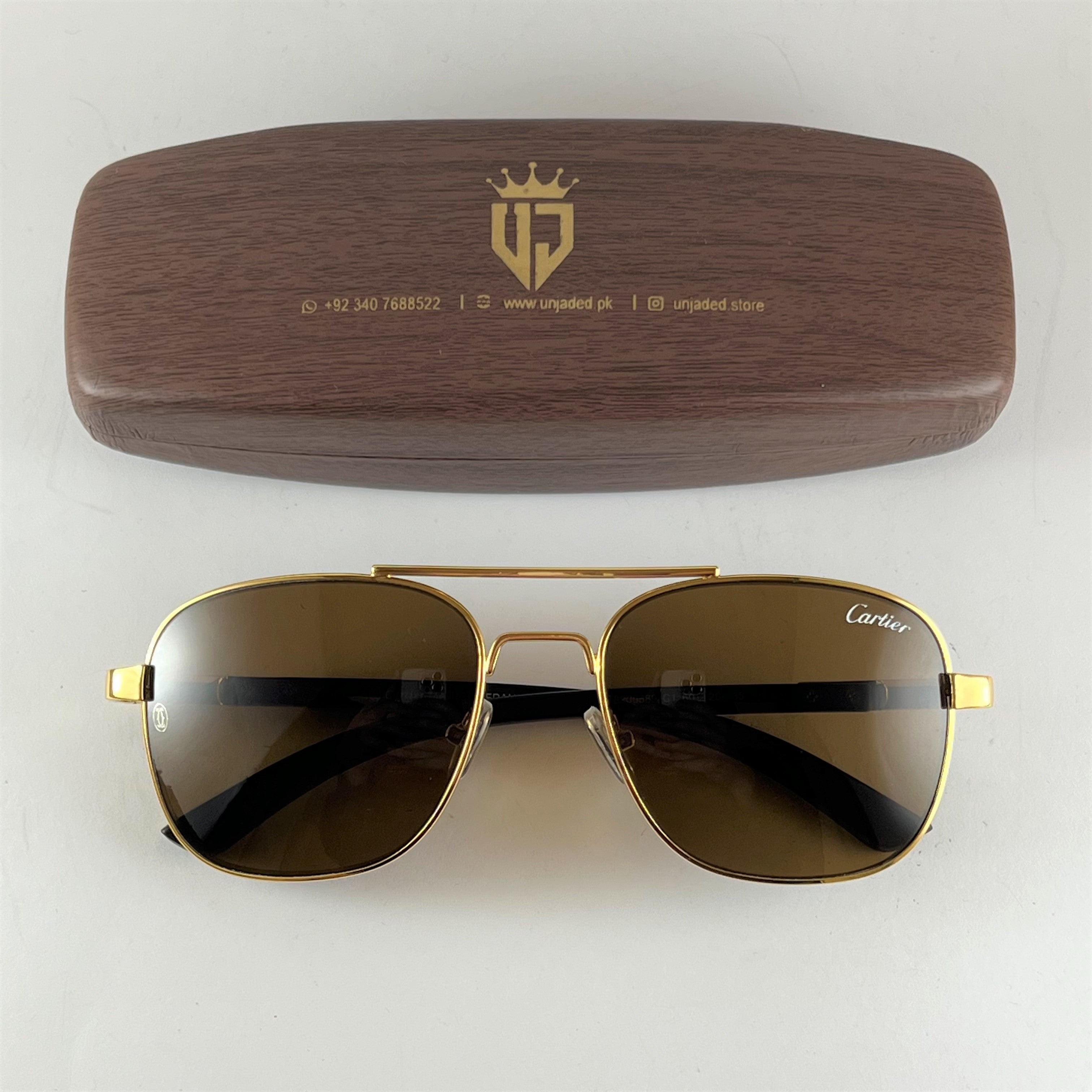 Aviator - Cartier - Gold - T8200589 - Unisex