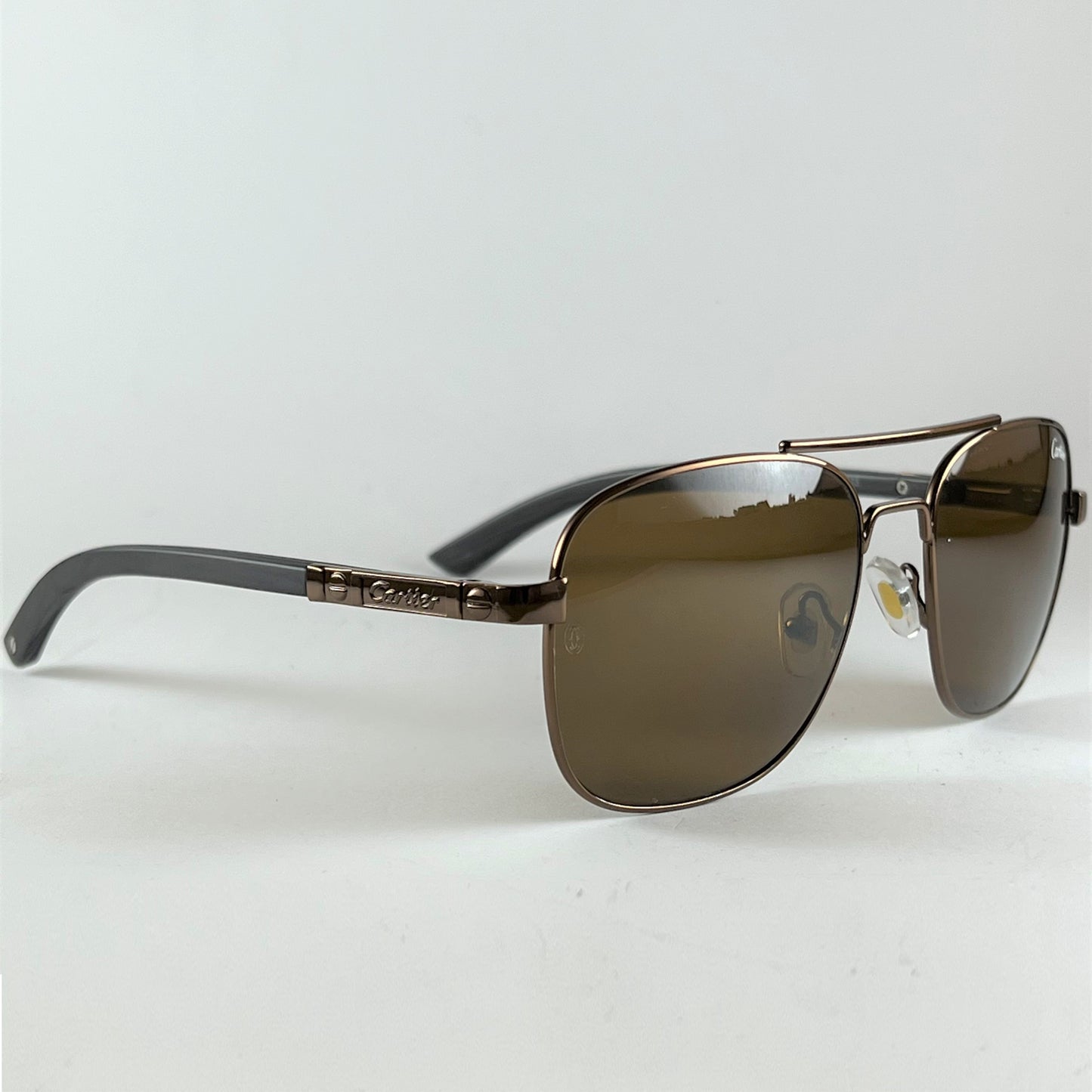 Aviator - Cartier - Brown - T8200589 - Unisex